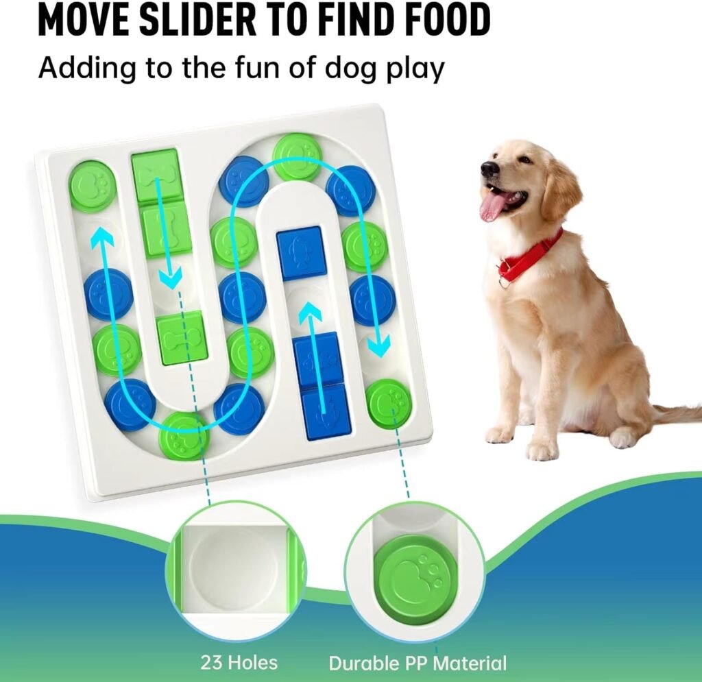 RETALPQ Treat Puzzle Feeder Toys for Dogs - Interactive IQ Training and Mental Enrichment